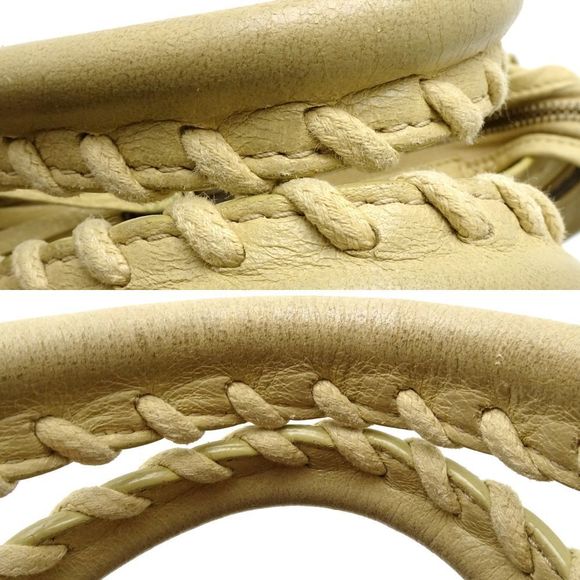 Balenciaga Classic Mini City 2way Bag Leather Beige - Picture 5 of 9